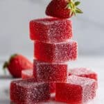 Homemade Sour Strawberry Gummies Recipe