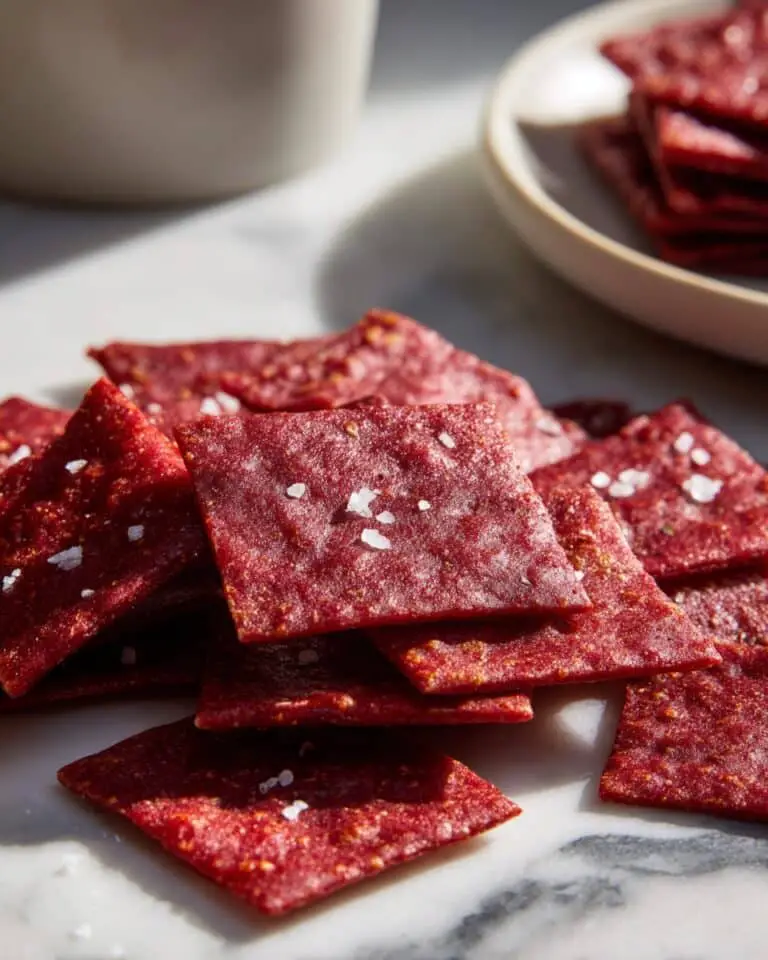 Beet Crackers (Gluten Free) Recipe
