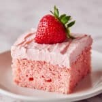 Strawberry Sheet Cake with Cream Cheese Frosting Recipe