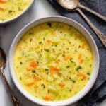 Creamy Mulligatawny Chicken Soup with Rice and Coconut Milk Recipe