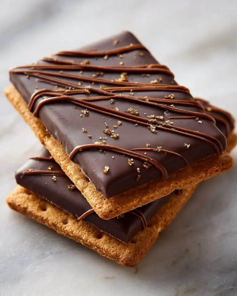 Quick Chocolate-Covered Graham Crackers Recipe
