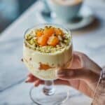 Vegan Mango Coconut Mousse with Candied Pistachio Crumble Recipe