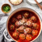 Homemade Italian Meatballs in Rich Tomato Sauce Recipe