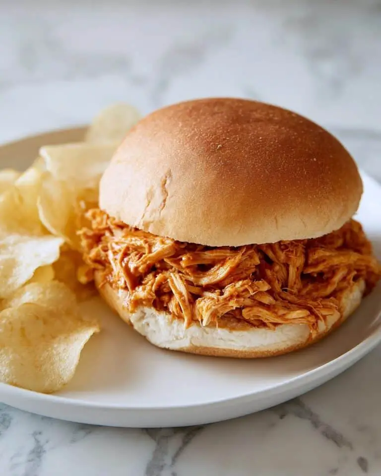 Shredded Buffalo Chicken Sandwich Recipe
