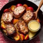 Pork Chops with Apples and Maple Mustard Sauce Recipe