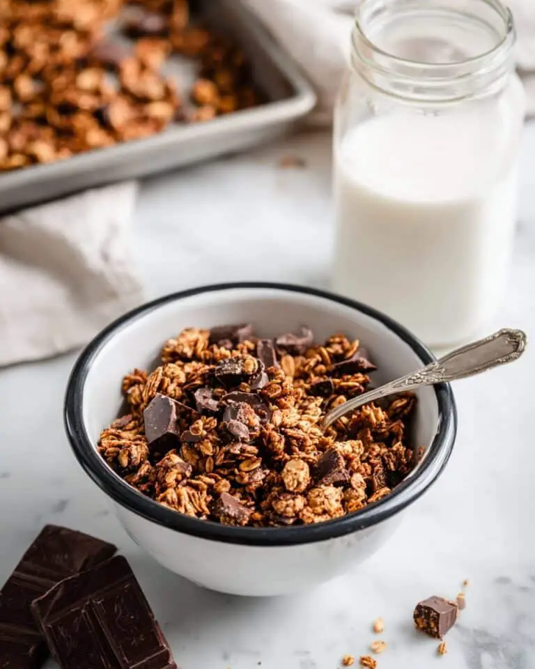 Sea Salt Dark Chocolate Granola Recipe