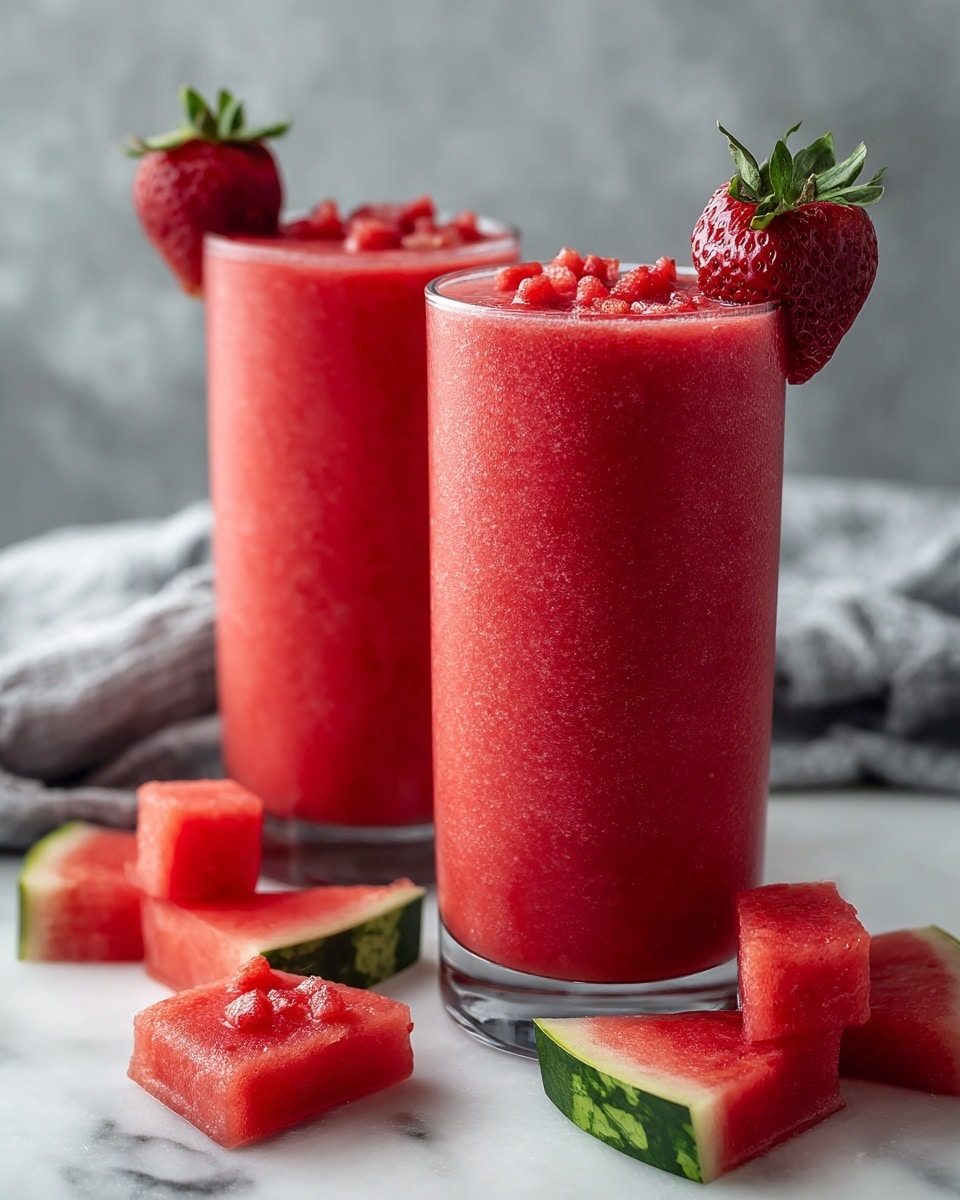 Strawberry Watermelon Smoothie Recipe