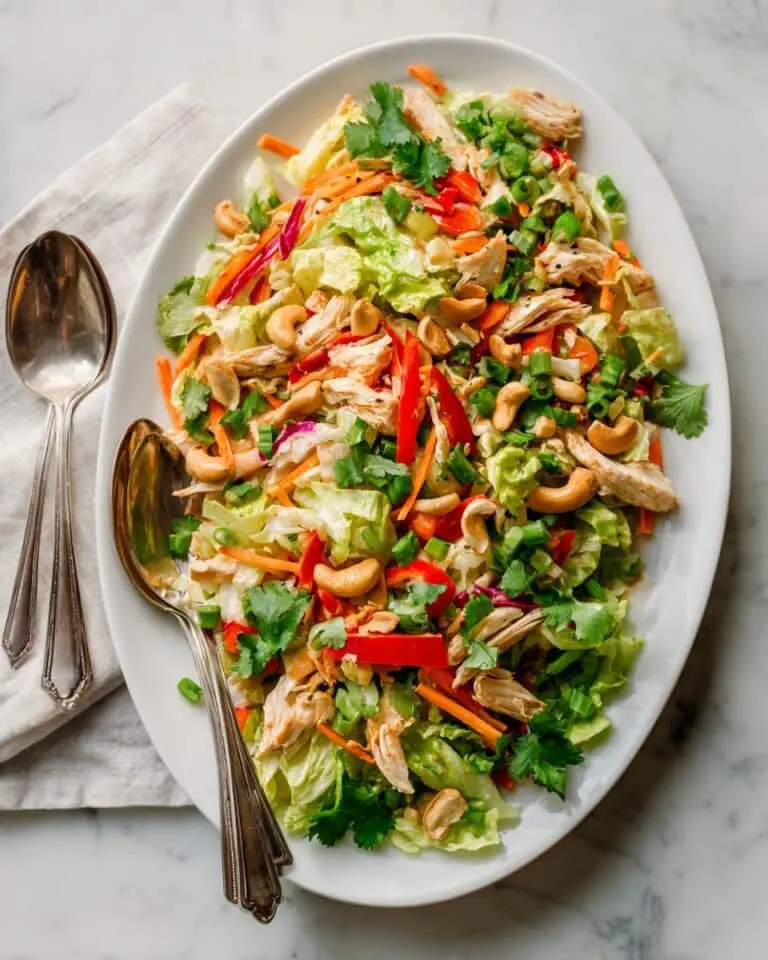 Chinese-Style Chicken Salad with Sesame Ginger Dressing Recipe