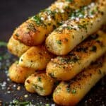 Soft Garlic Breadsticks (Easy + Vegan) Recipe