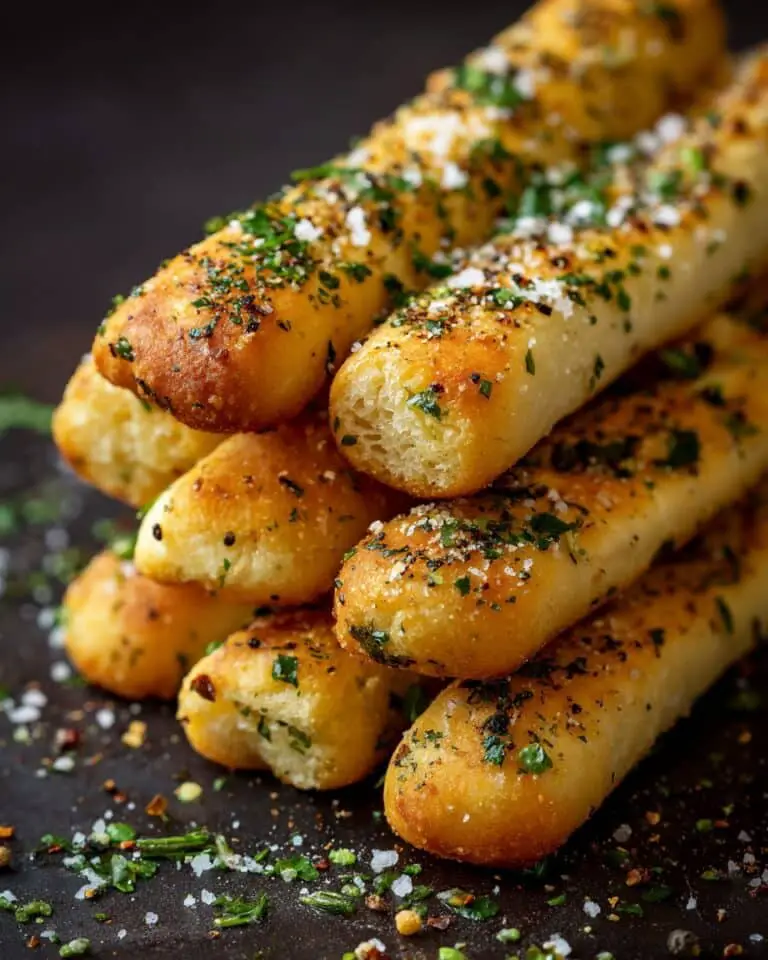 Soft Garlic Breadsticks (Easy + Vegan) Recipe