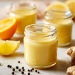Homemade Lemon Ginger Turmeric Shot Recipe