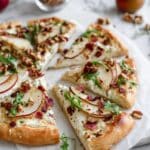 Pear and Goat Cheese Pizza with Caramelized Onion and Balsamic Drizzle Recipe