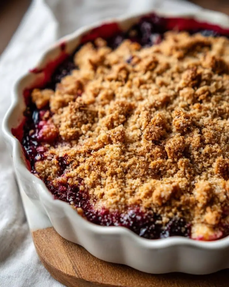 Healthy Baked Berry Crisp Recipe